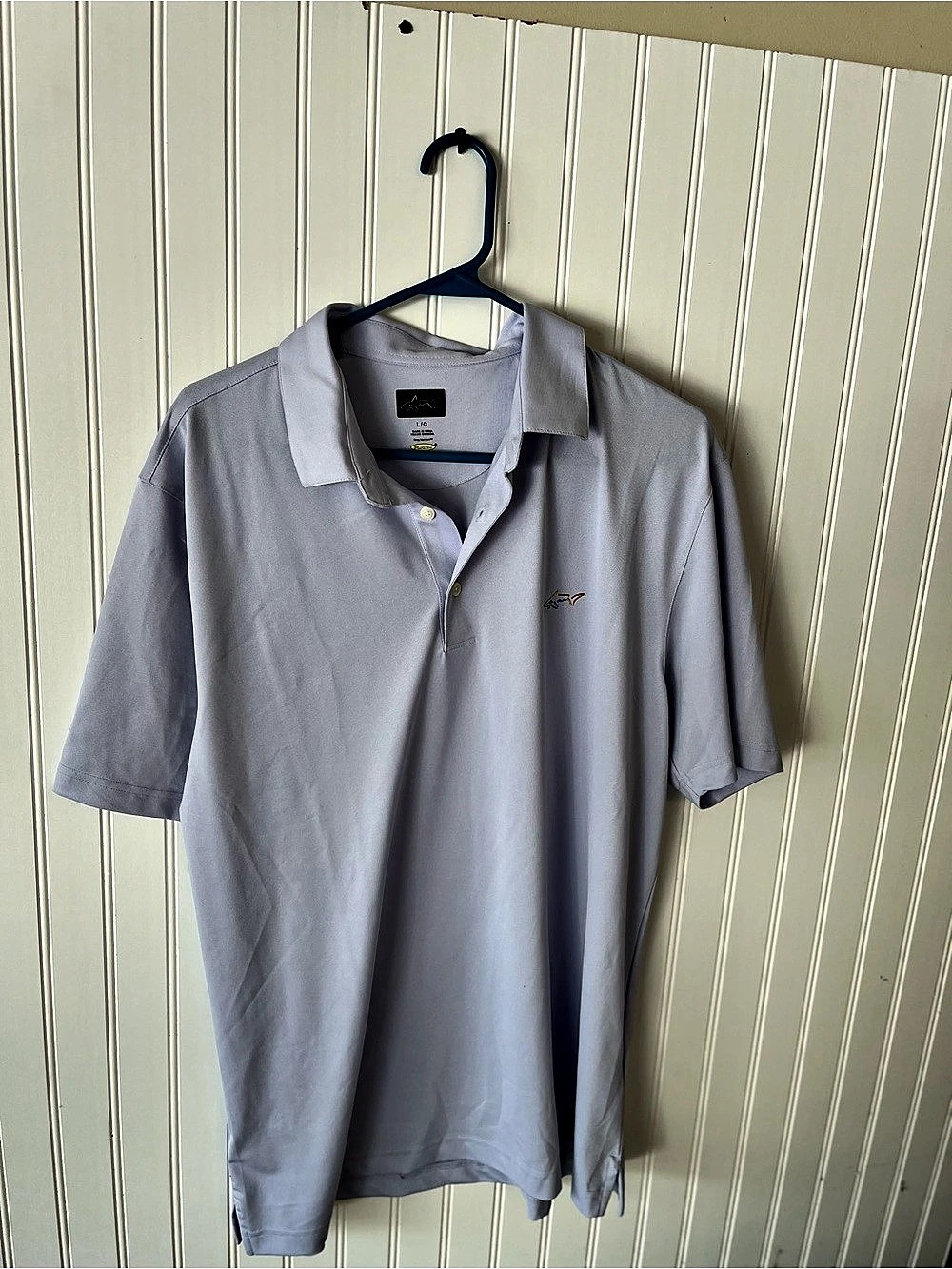 Tee Jays Men's Polo Shirt in Lavender Size Large Like New